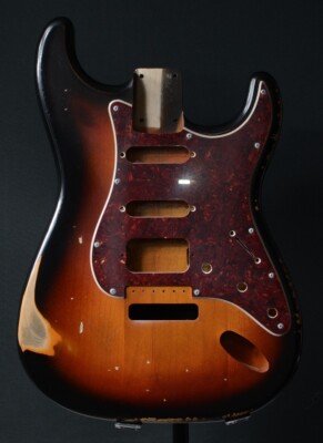 RGH | 60s Strat HSS Sunburst Alder / Erle Nitrocellulose relic