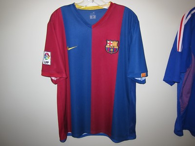 DECO #20 Barcelona 2006-07 home shirt Nike soccer maillot trikot