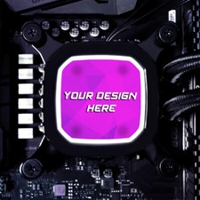 Custom Print AIO Cover for Corsair RGB Hydro Platinum and Pro Series