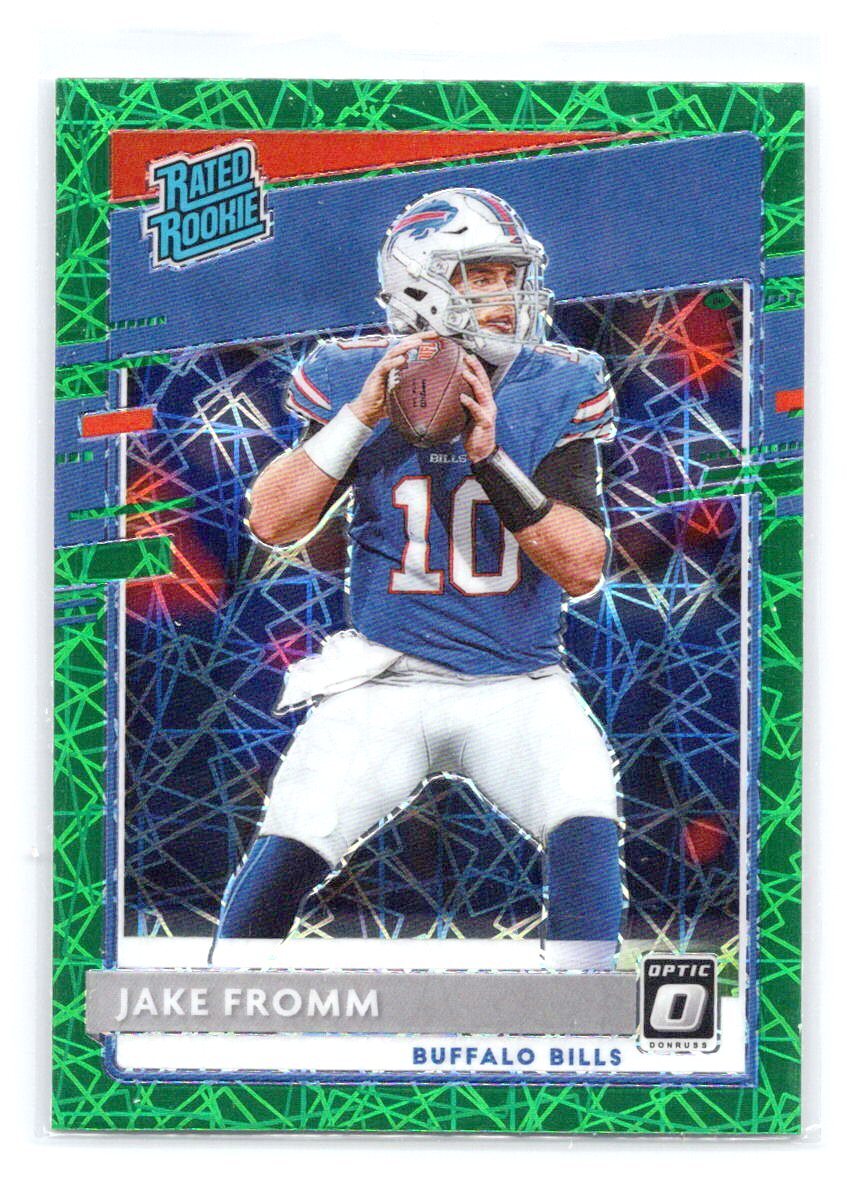 2020 Donruss Optic #155 Jake Fromm Green Velocity