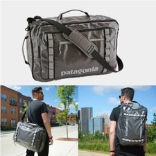 Used twice Rare AUTHENTIC Patagonia black hole MLC 45L Hex Grey back pack bag