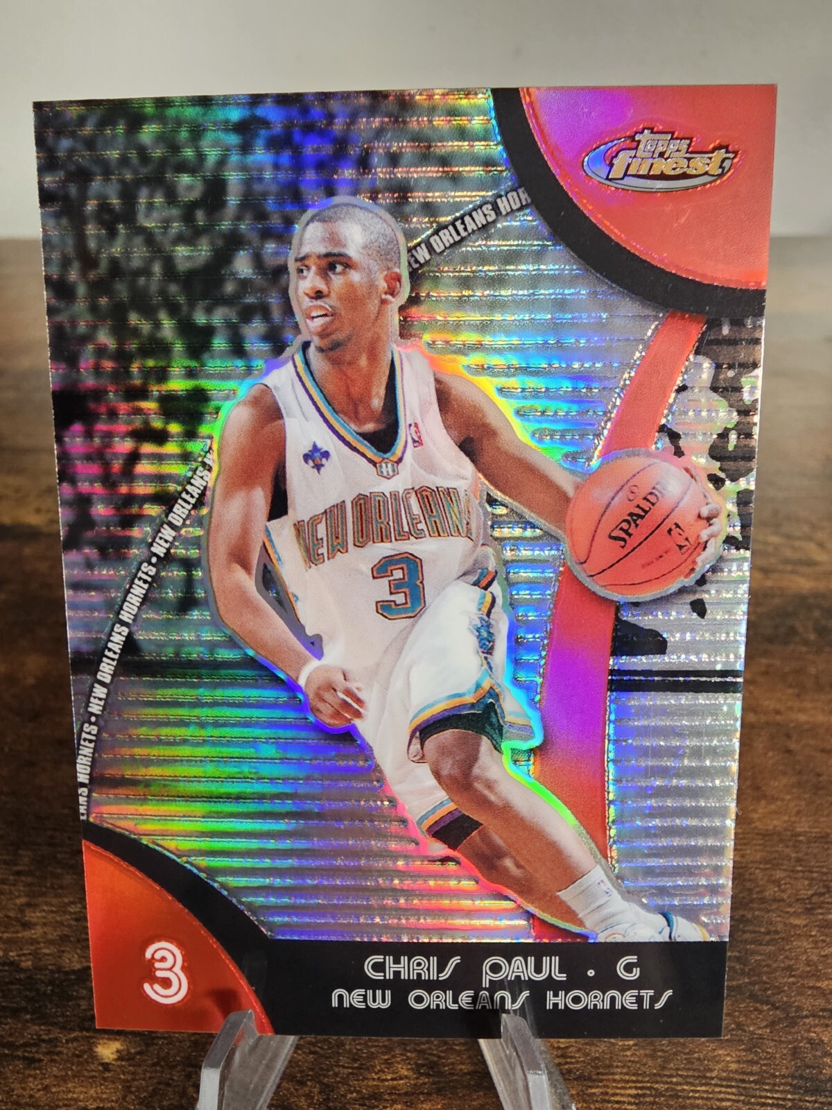 2007-08 Topps Finest Refractor #14 CHRIS PAUL New Orleans Hornets