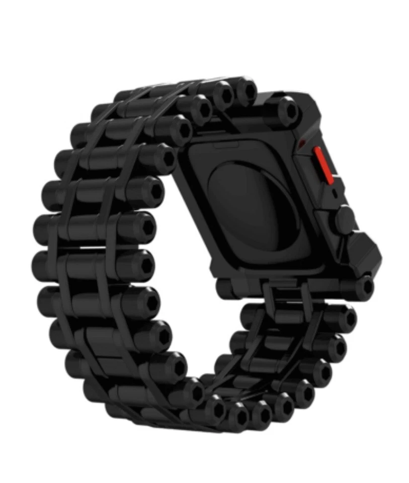Funda Element Negra OPS Apple Watch CORREA 44mm SELLADA DE FÁBRICA VENTA AL POR MENOR $200 Foto 2 de 4
