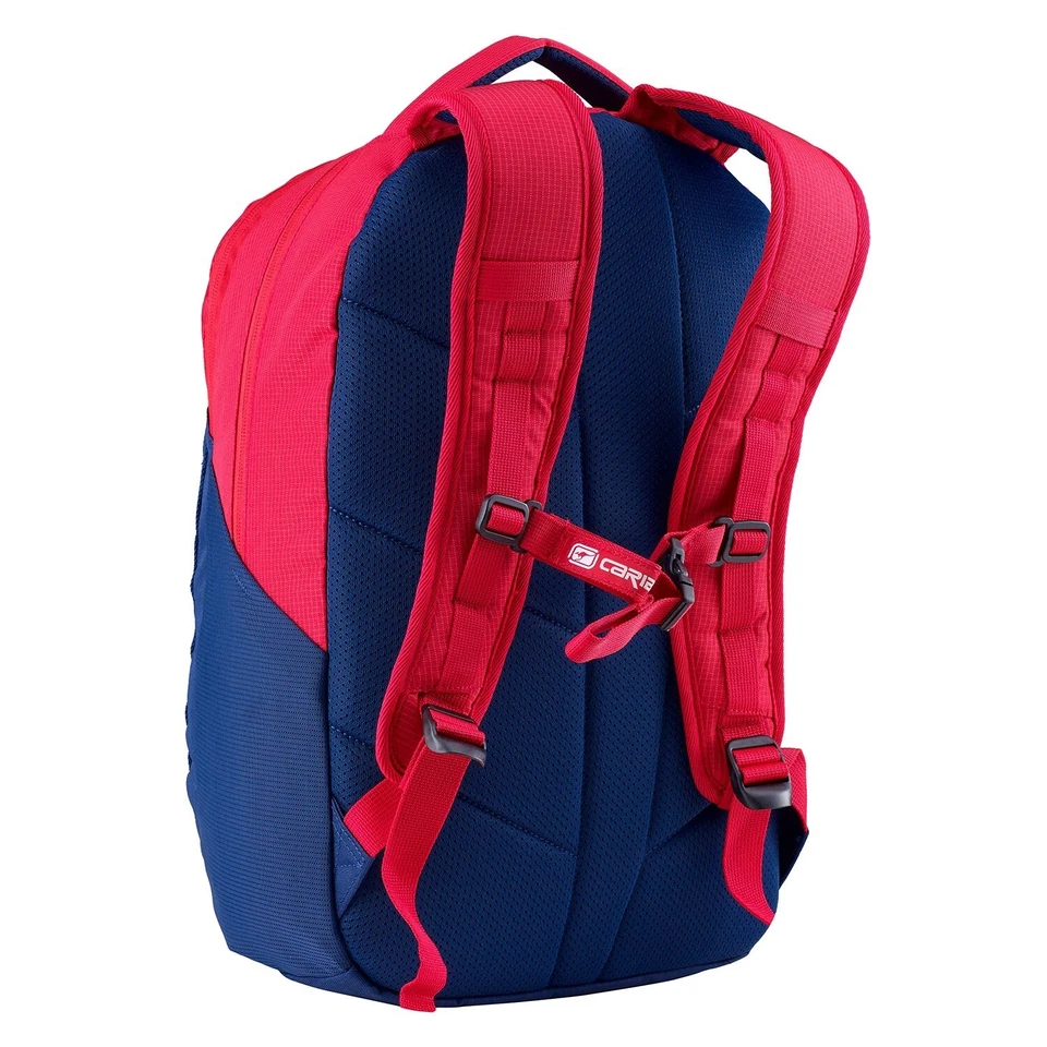 Caribee Obingo 28L laptop carry-on Backpack 46x32x20cm (18x12x8) Red Navy Foto 4 de 4