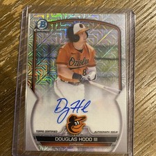 2023 Bowman Chrome Mega Box Mojo Auto Douglas Hodo III #BCMA-DH Orioles Prospect