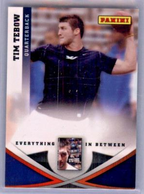 2011 Panini Black Friday Tim Tebow Everything In Between card