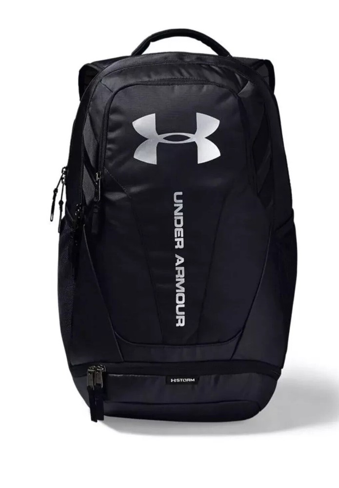 Under Armour Hustle 3.0 Storm Backpack Black Unisex Laptop School Bag