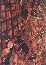 George Grosz "Oscar Panizza" 35mm Dadaism New Objectivity Slide