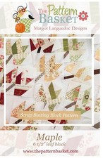 Maple Leaf Quilt Block Pattern by The Pattern Basket