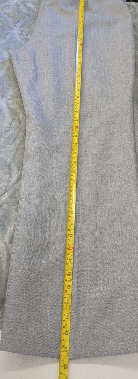 Le Suit Plus Women's Herringbone 2PC Pant Suit Heather Grey, Sz-16