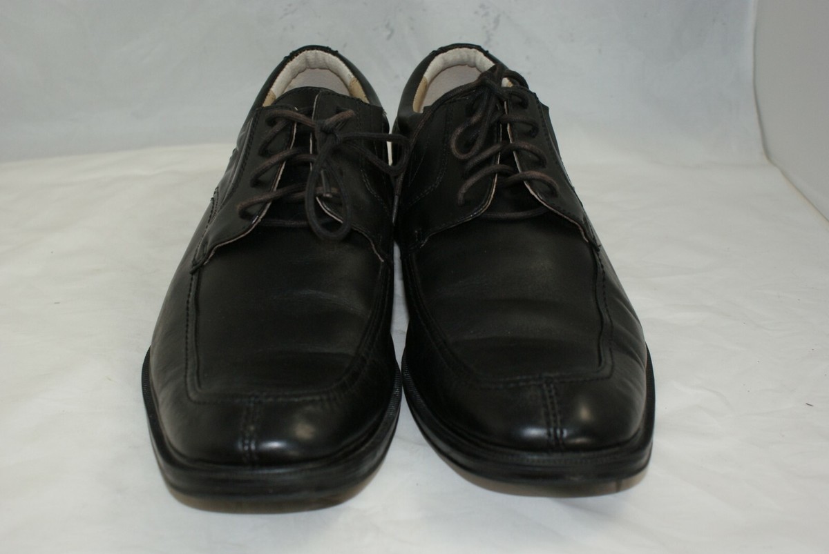 Florsheim Shoes Mens 9D Billings Split Moc Toe Oxford Black Leather 13113-001 FLORSHEIM Billings Black Moc Toe Lace-Up Oxford 13113-001  main image 2