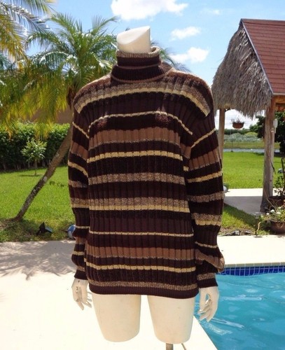 Versace Classic V2, VINTAGE Versace Classic V2 MULTICOLOR WOOL BLEND KNIT SWEATER Sz L MADE IN ITALY