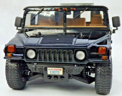 Exoto 1:18 Hummer The Fan Snipes De Niro H1 Alpha Long Cab Black
