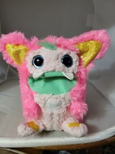 Pink Toy Takara Tomy Rizmo Green Mouth Furry Battery Operated Interactive 8"