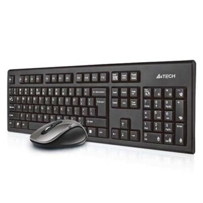4711421871341 A4Tech 7100N desktop Tastatur Maus enthalten RF Wireless QWERTY En