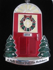 2018 1ST FIRST CHRISTMAS A NEW HOME FOR THE HOLIDAYS RED DOOR ORNAMENT NIB