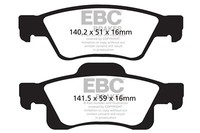EBC Brakes DP61872 Greenstuff 6000 BremsbeläGe FüR Lkw/Suv Scheibenbremsen