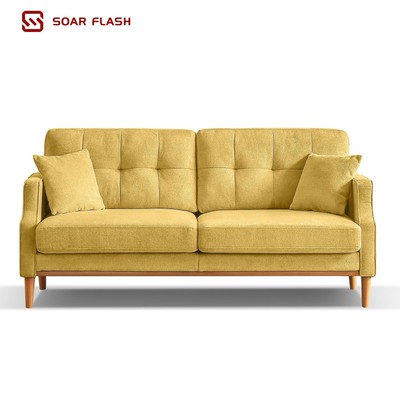 SOAR FLASH  70 Modern Decor Comfy Couch 3-Seater Fabric Loveseat with USB ports