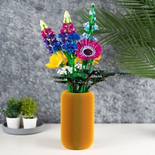 Helix - Vase für Lego Blumenstrauß - Lego Rosen -  Lego Botanicals  - Blumenvase