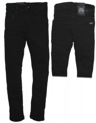 Super weiche Twill Hose Slim Fitting, Bund Schmal in Tief Schwarz von CARS JEANS
