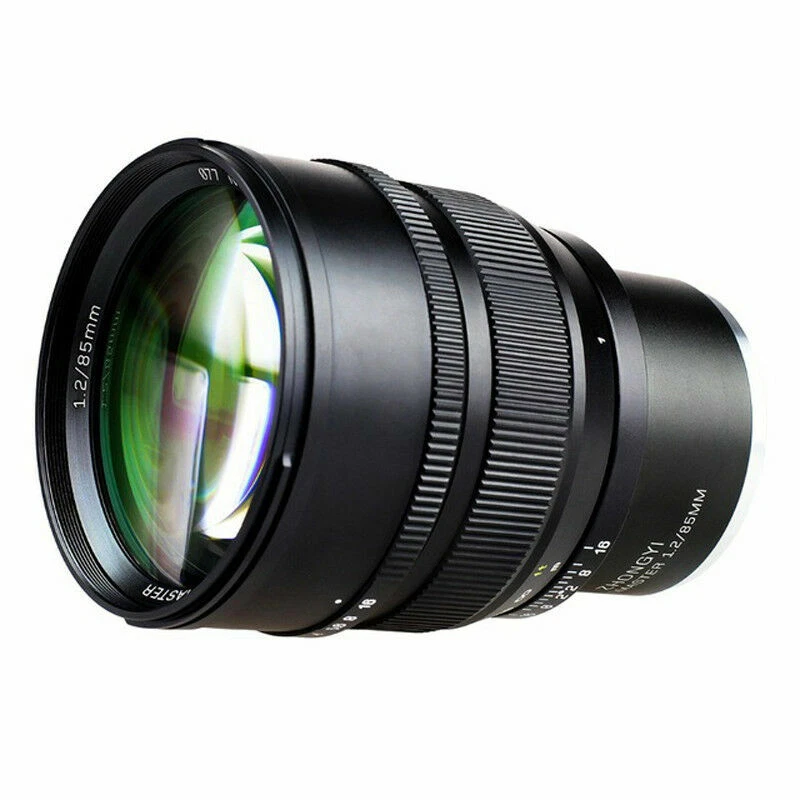 Lente Mitakon Zhongyi Speedmaster 85 mm f/1,2 Prime para cámara Sony con montaje E A7 A6 Foto 2 de 4
