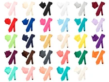Vesuvio Napoli Solid EXTRA LONG Color NeckTie Handkerchief Men's XL Neck Tie Set
