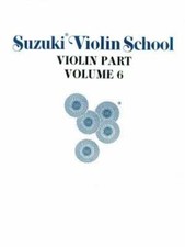 Suzuki Violin School, Vol 6: Violin Part by Alfred Music: Used
