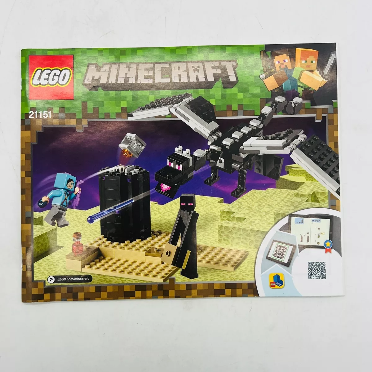 LEGO 21151 Minecraft The End Battle Collectible Toy