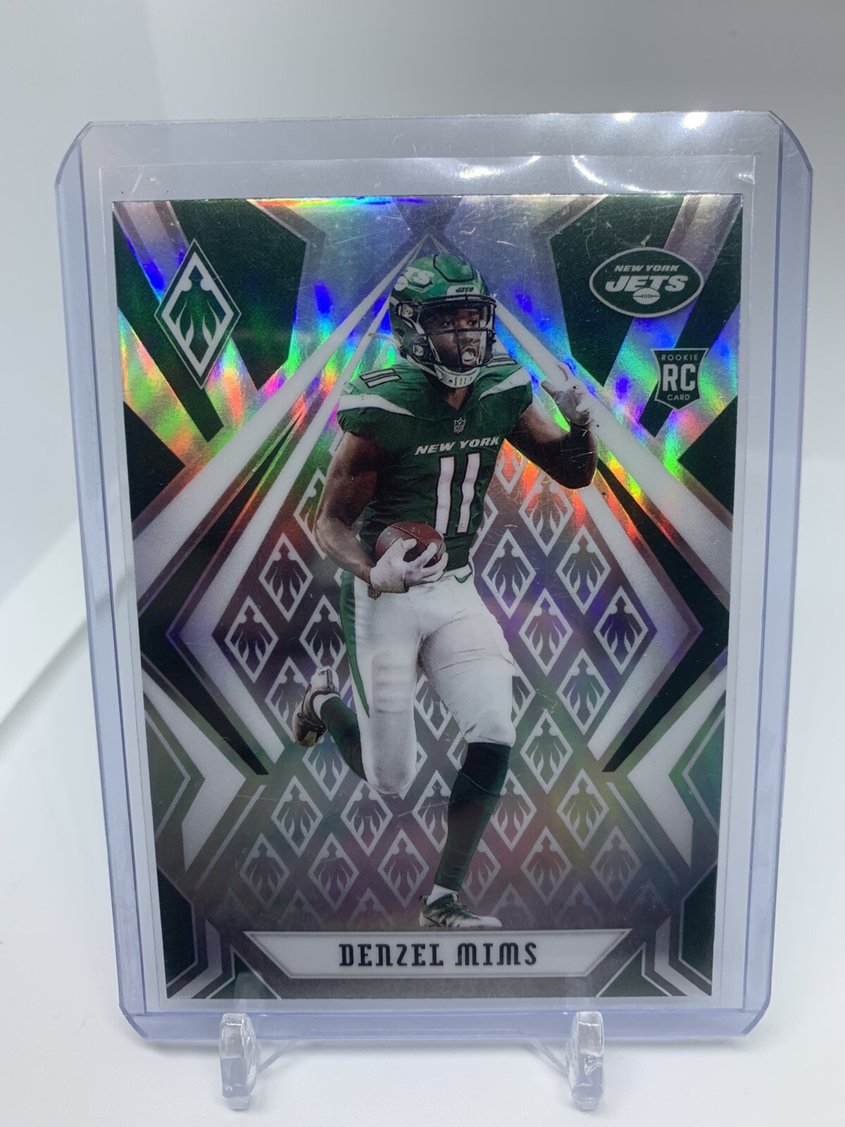 2020 Panini Phoenix Silver Rookie #123 Denzel Mims New York Jets RC