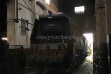 col0206 - Railway Engine 35001 in shed 1954 - print 6x4
