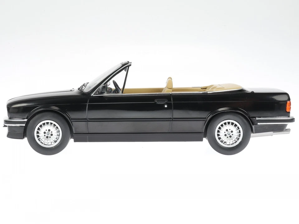 BMW e30 325i Cabrio 1985 schwarz 3er-Reihe Modellauto 18153 MCG 1:18 - Bild 4 von 4