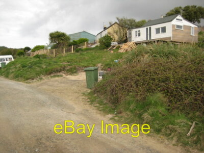 Foto 6x4 Bungalows in der Nähe von Hayle Holzbungalows am Meer mit Blick auf die H c2010