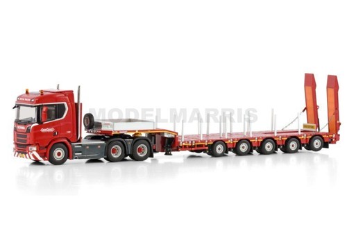 WSI 5983001 Nooteboom Red Line SCANIA R NORMAL CR20N 6X4 MANOOVR 5 ASSI 1/50 - Imagen 4 de 4