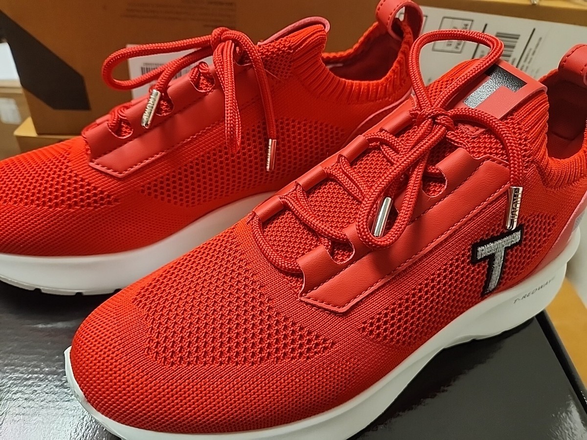 TRUMP | T-RED WAVES | SNEAKERS | NWT Donald Trump Sneakers Shoes T Red Wave Size M10/W11.5 US for  main image 4