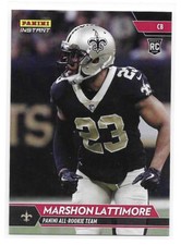 2017 Panini Instant NFL All-Rookie Team Marshon Lattimore Rookie Card /300. rookie card picture