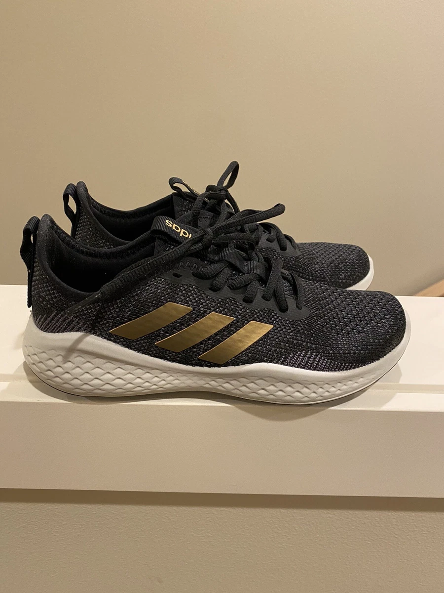 Adidas fluidflow hotsell black gold