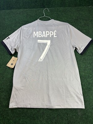 Jordan Paris Saint Germain 22/23 Away Jersey, Mbappe Men's Large