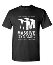 MASSIVE DYNAMIC - Sci-fi tv show scifi - T-shirt uomo cotone