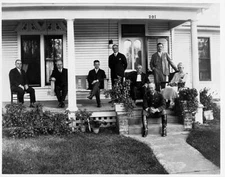 Abilene Kansas Roy Arthur Earl Edgar David Milton Ida Dwight Eisenh- Old Photo