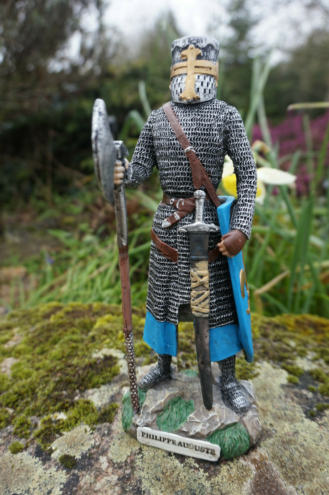 Statuette médiévale de Philippe II Auguste le cadeau idéal pour collectionneur