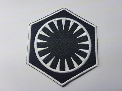 Quality Iron/Sew on First order Patch the force awakens star wars rebels sith