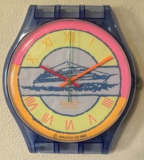 🔥 Cartolina d'epoca rara 1993 MGN127 Maxi Swatch da parete 93