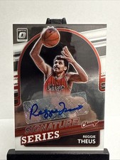 2021/22 Donruss Optic REGGIE THEUS SIGNATURE SERIES PRIZM Autograph Auto #SS-RTH