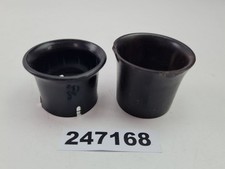 2x Einschlag-Lupen Kunststoff Bakelit Glas Optiker Lesehilfe alt antik #247168