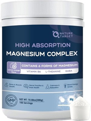 Magnesium Powder Supplement with Glycinate, Citrate, Malate, Magnesium Complex