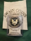 1996 P American Silver Eagle  PR69DCAM Rare P Mint Signed By John Mercanti E108