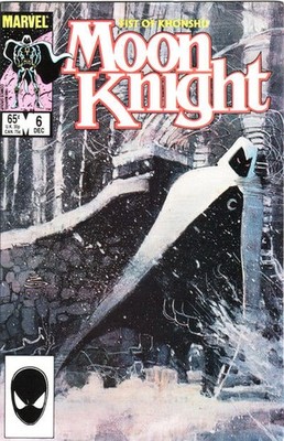 Moon Knight (1985) #   6 (5.0-VGF) Stain on bottom left corner, Fist of Khons...