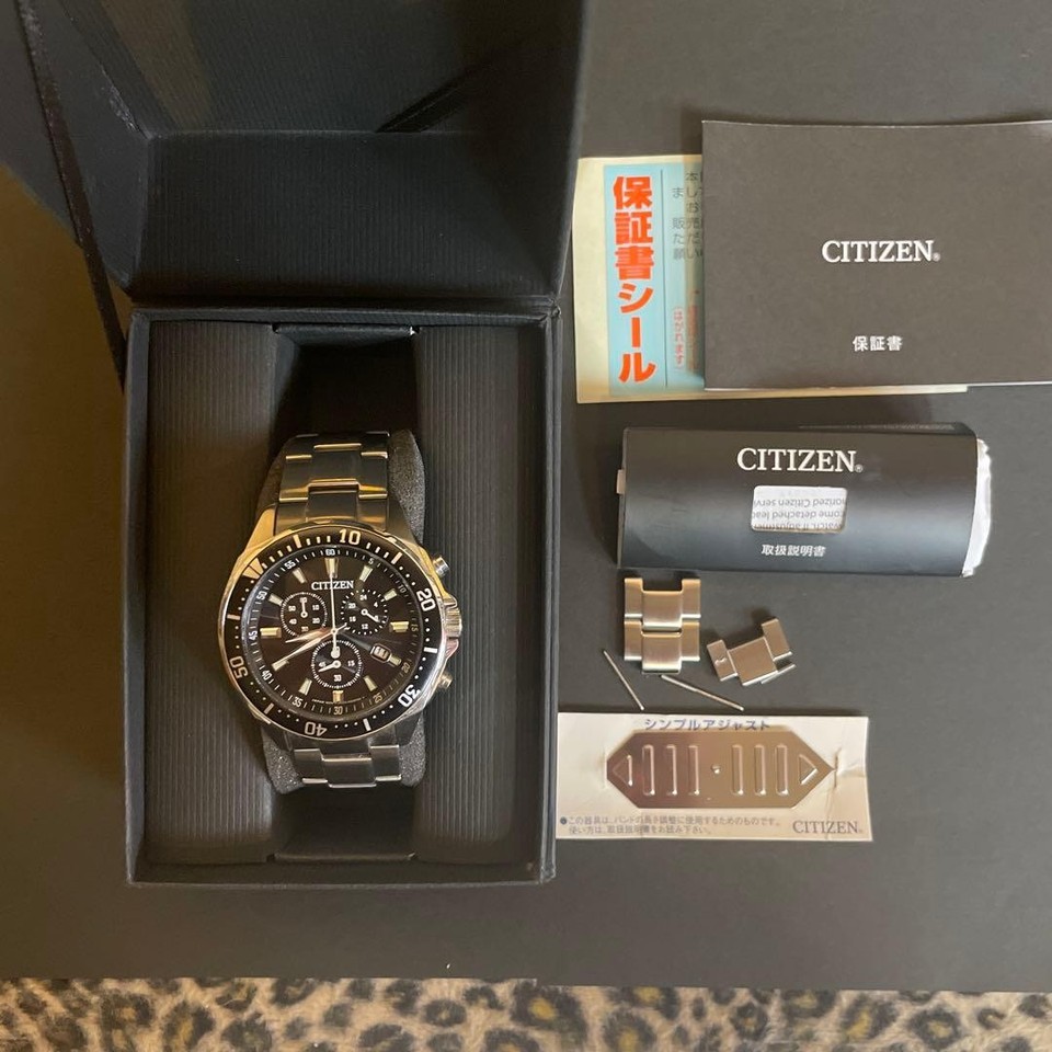 Moving Decluttering Eco Drive CITIZEN Chronograph Wristwatch | eBay