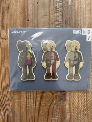 KAWS COMPANION FLAYED 2019 Magnet Set NGV Design Store Qatar Limited Edition New