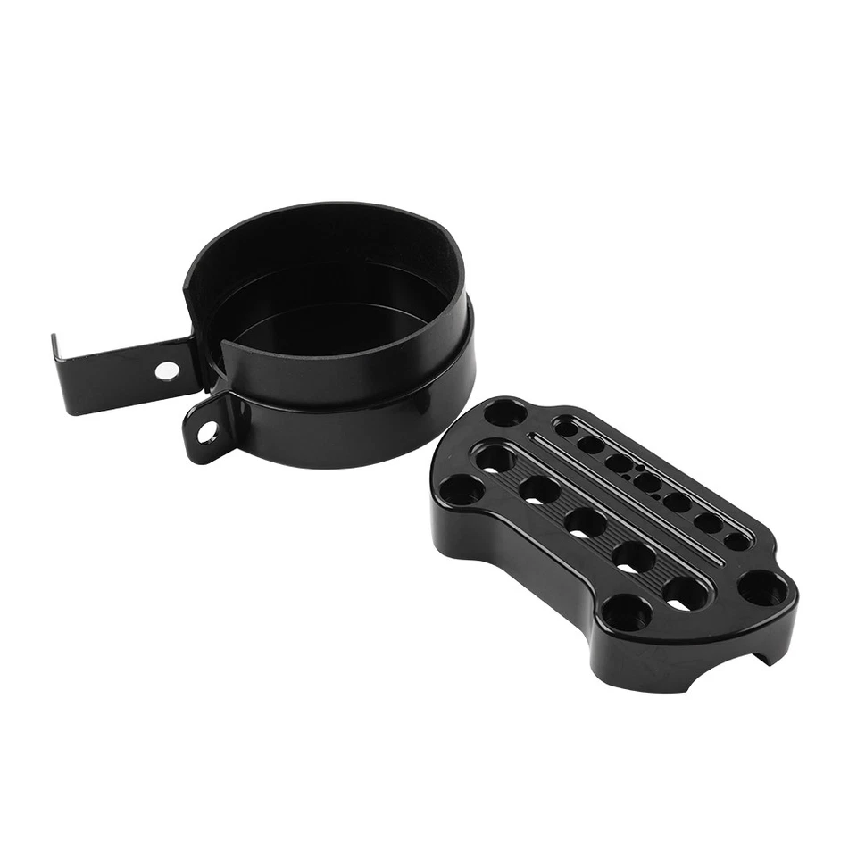 Side Speedometer Bracket Relocation Indicator Clamp For Harley Sportster XL 883 Foto 4 de 4